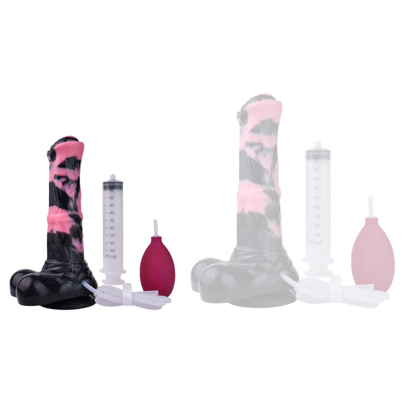 Bad Horse Gode Éjaculateur Hurulf Squirt S 18 x 4.7 cm Noir-Rose